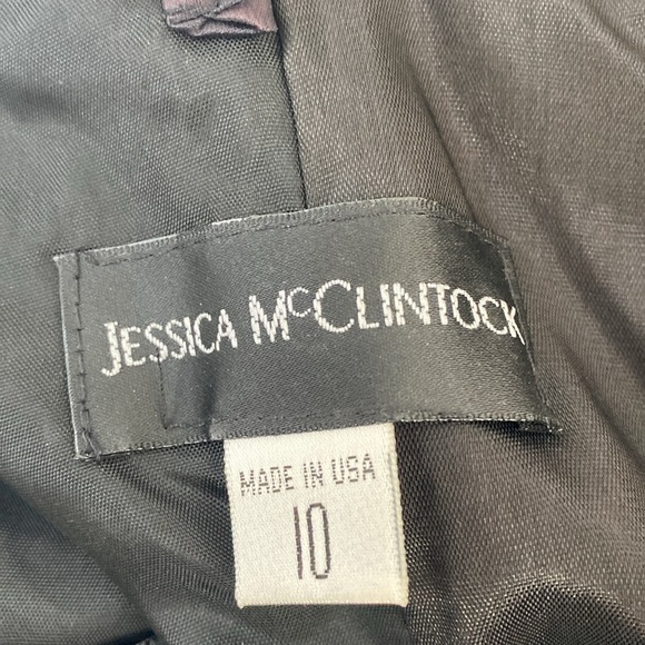 Jessica McClintock Vintage Whimsigoth Mini Dress Whitchy Size 10 - Picture 10 of 11